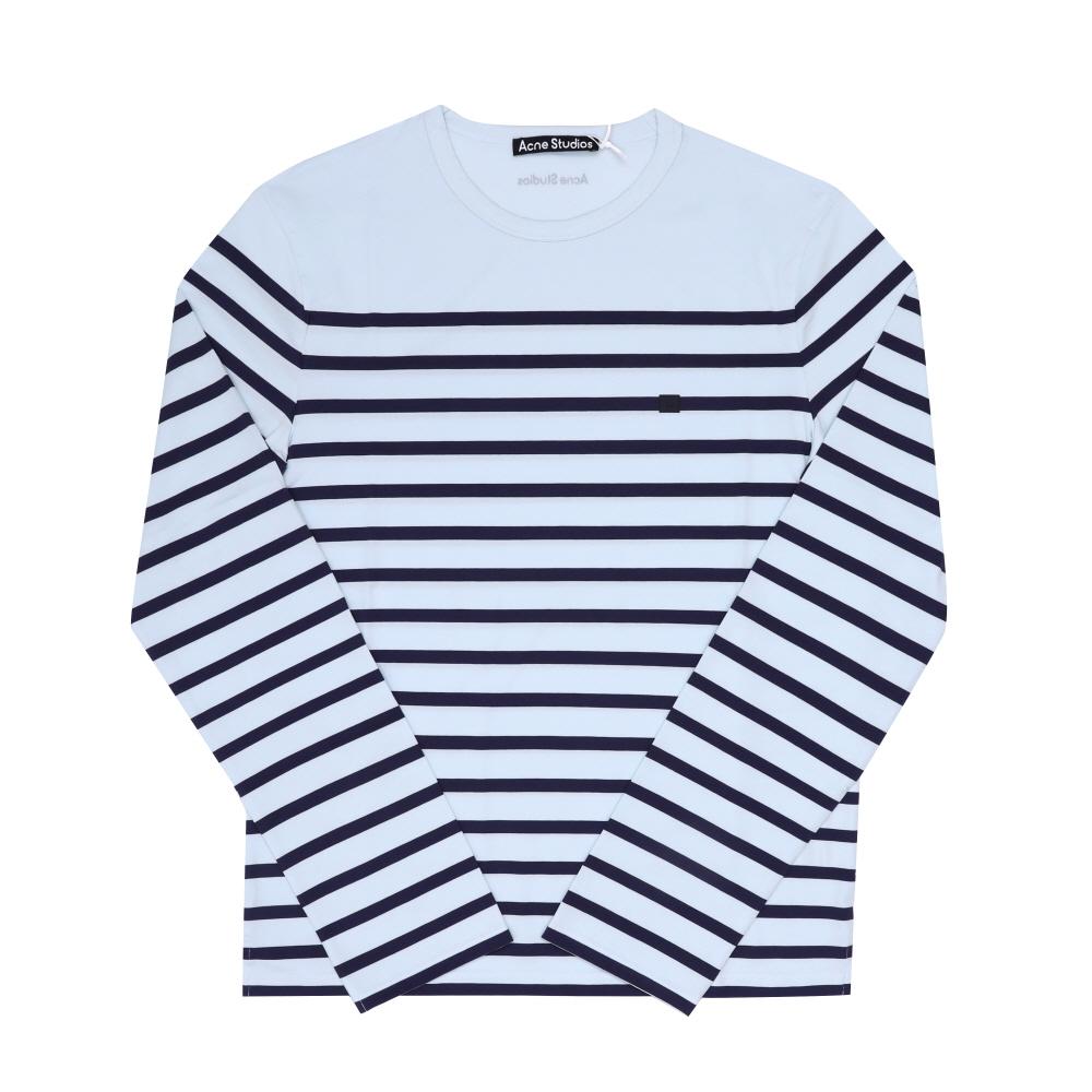 Acne Studios Unisex Long Sleeve T-Shirt CL0306 PALE BLUE