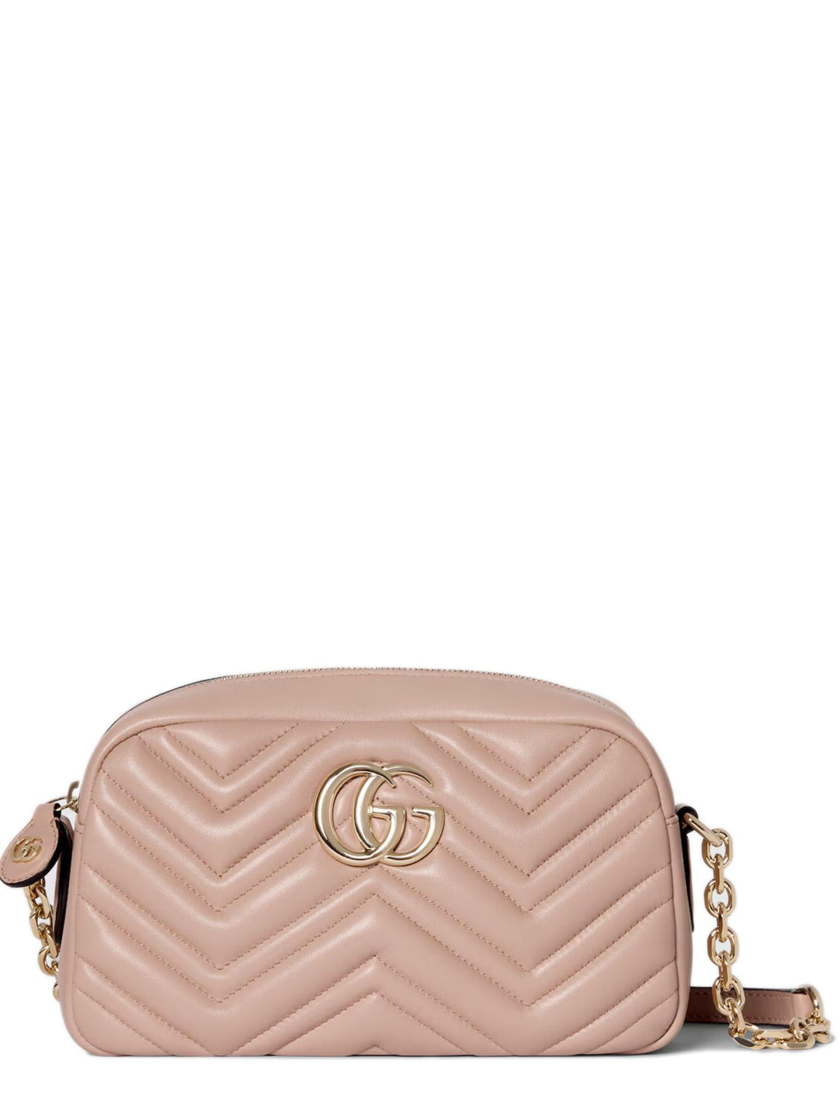 GUCCI Leather Shoulder Bag Pink