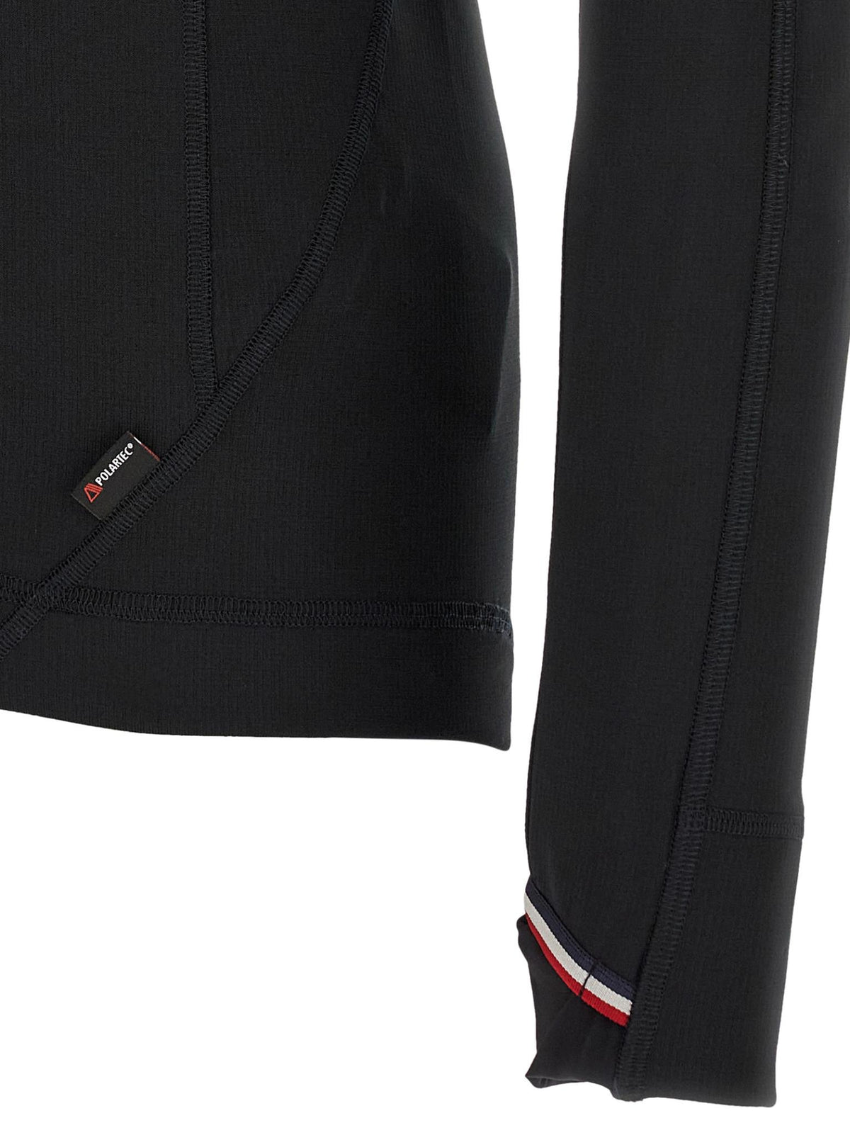 Moncler Black Cotton Logo Sweatshirt for Men