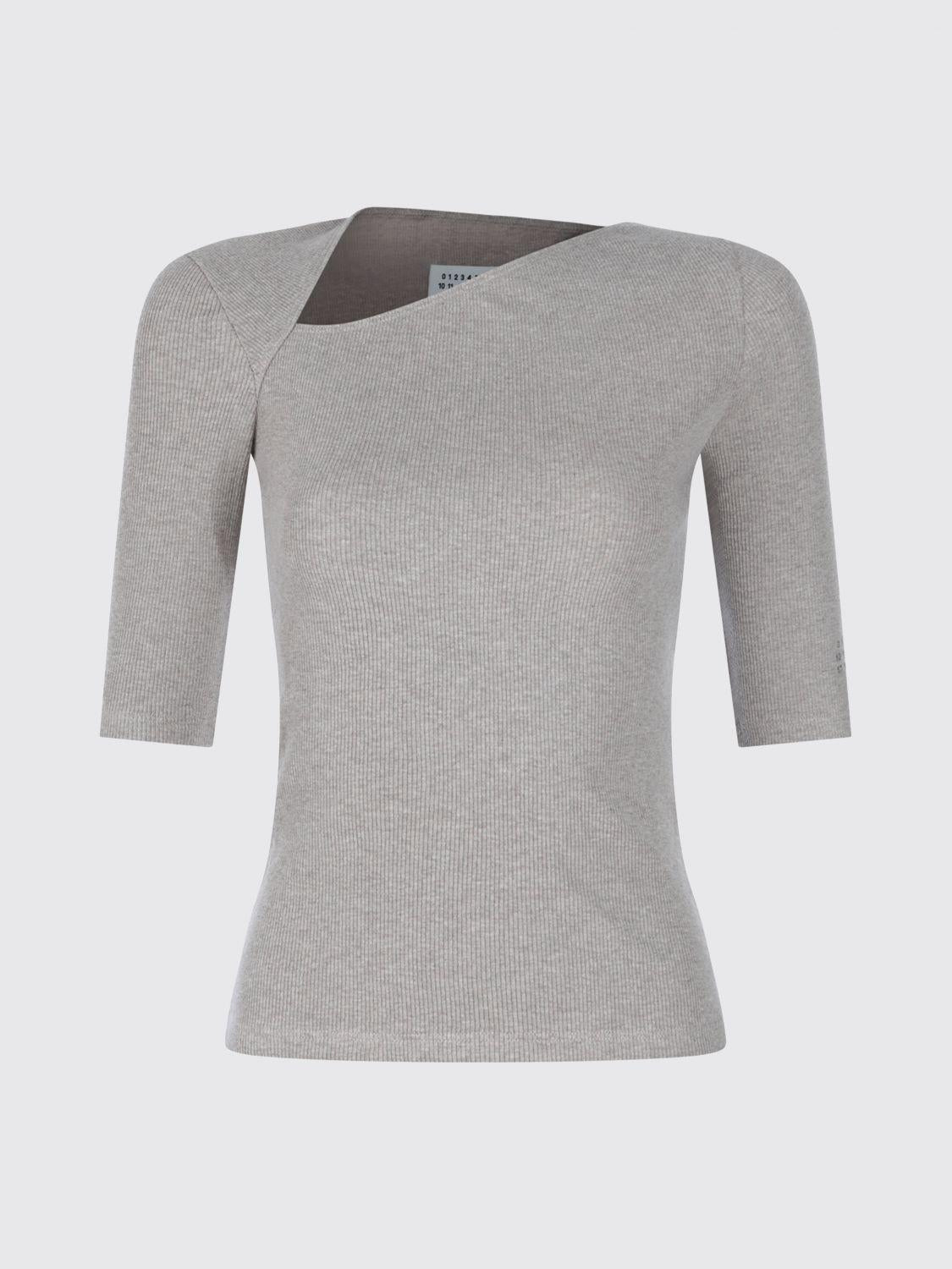 Maison Margiela Short Sleeve Cotton T-Shirt Navy Women’s