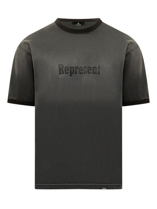 REPRESENT Short Sleeve T-Shirt MLM100721 04 STAINED BLACK DOM