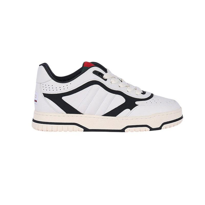 GUCCI ReWeb Smooth Leather Low-Top Sneakers Women White