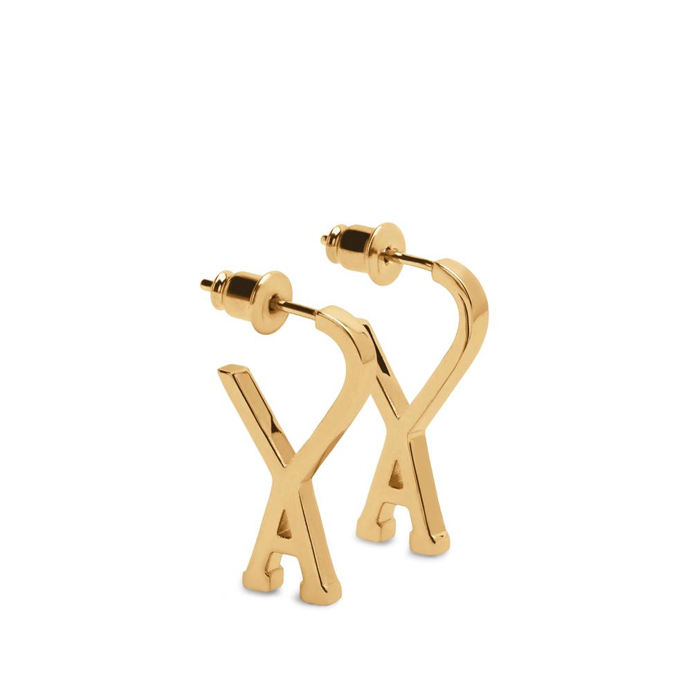 AMI Silver-Tone Hoop Earrings