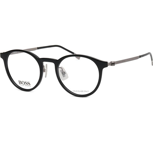 HUGO BOSS Ultra Lightweight Round Acetate Eyeglass Frames Unisex BOSS1350F TI7