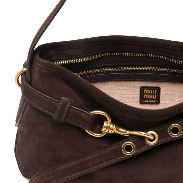 Miu Miu Suede Avant-Garde Tote Bag 5BC182 2CSS F0003