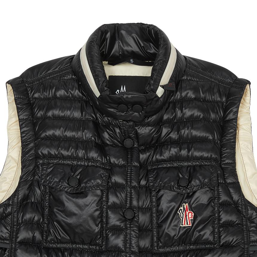 Moncler Grenoble Gumiand Womens Down Puffer Vest Black 1A00019 597X6 999 K1098