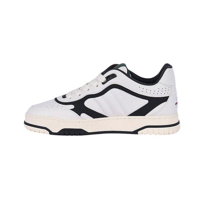 GUCCI ReWeb Smooth Leather Low-Top Sneakers Women White