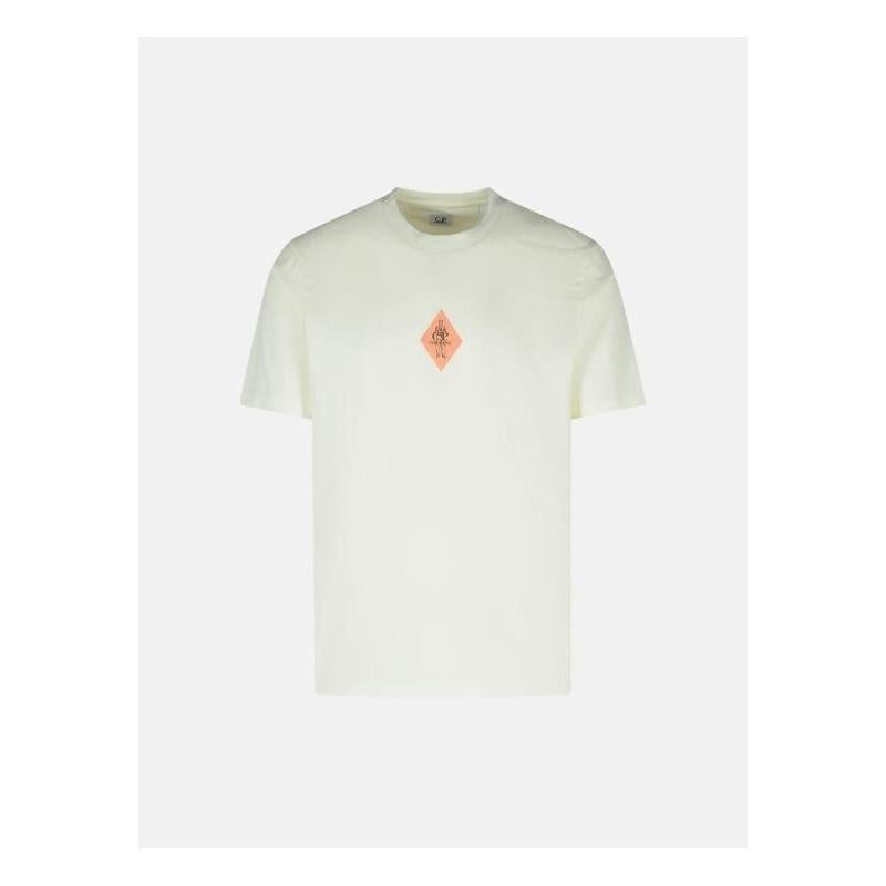CP Company British Logo Jersey T-Shirt White Men’s