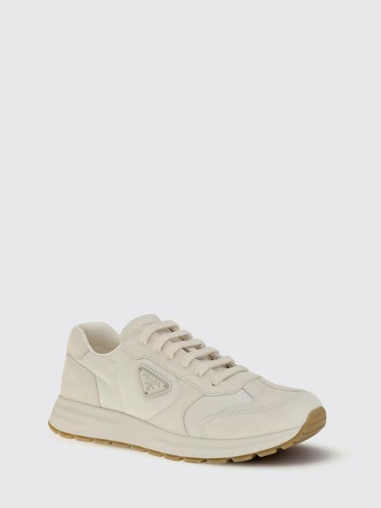 PRADA Men's Ivory Sneakers 2EE455 FG000