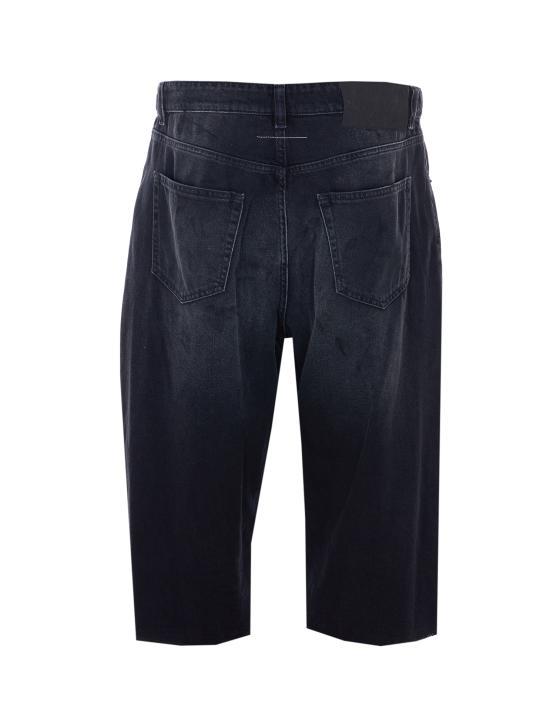 MM6 Black Cotton Drawstring Short Pants SH0MU0014 M30064 961 DOM