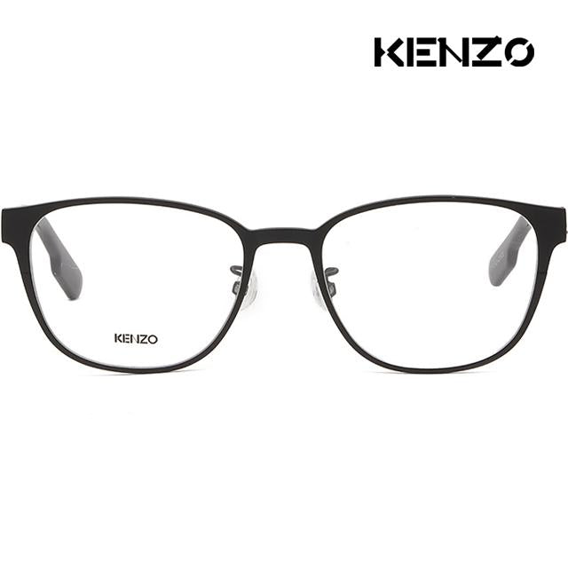 KENZO Black Acetate Oversized Eyeglass Frames Unisex KZ50023U 002