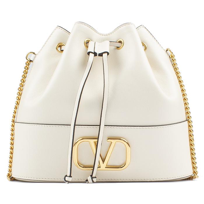 VALENTINO VLogo Signature Chain Mini Bucket Shoulder Bag
