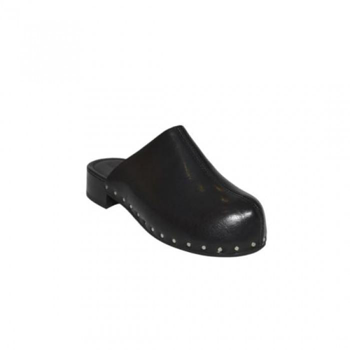 OUR LEGACY Black Supple Cowhide Naoto Clog Sandals A2257 NCB