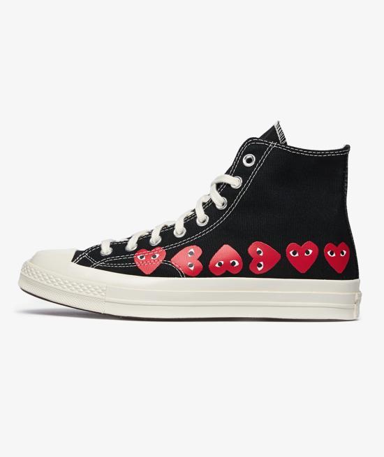 Converse Low-Top Sneakers Black Canvas Shoes for Men A08147 C