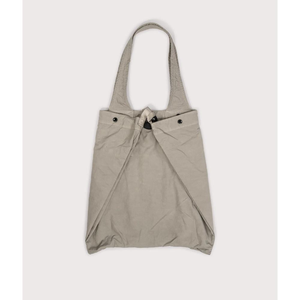 CP Company Logo Embroidered Canvas Tote Bag Green Men's