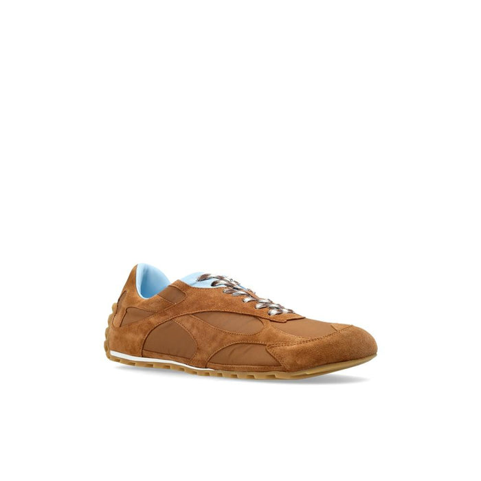 Bottega Veneta Orbit Flash Men’s Low-Top Sneakers Brown Leather