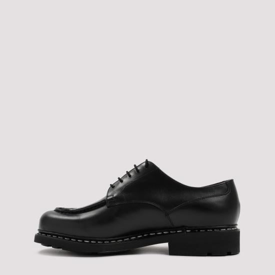 PARABOOT Black Leather Dress Shoes 211112 BLACK DOM