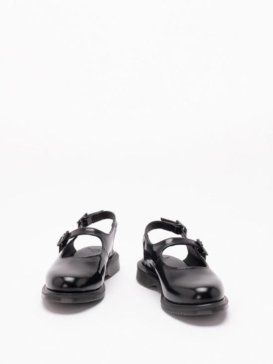 Dr.Martens Madeleine Mary Jane Sandals Black Leather
