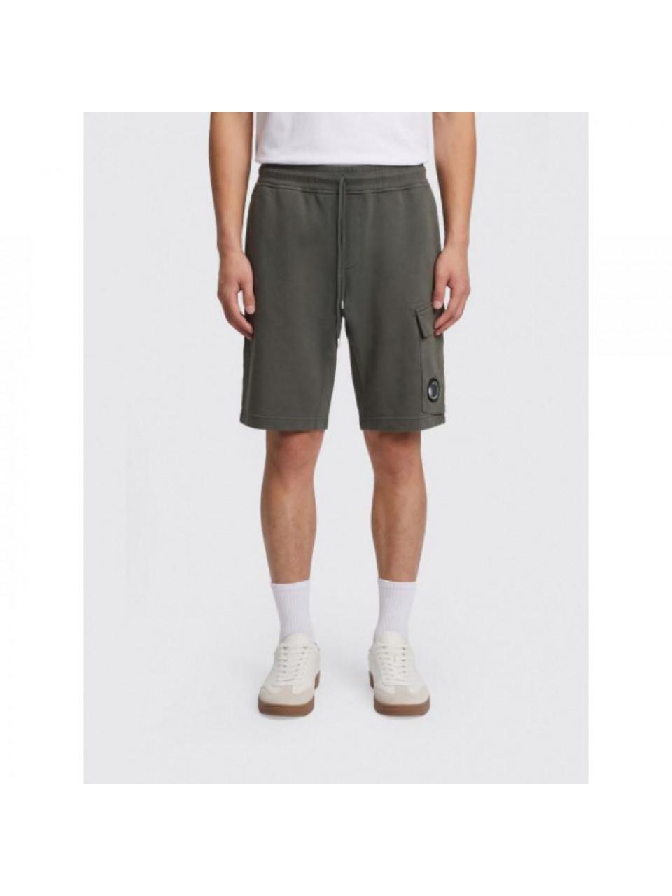 CP Company Diagonal Raised Fleece Cargo Bermuda Shorts