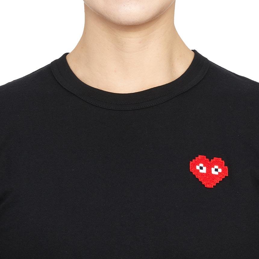 Comme des Garcons Invader Pixel Patch Women’s Short Sleeve T-Shirt AZ T321 051 1