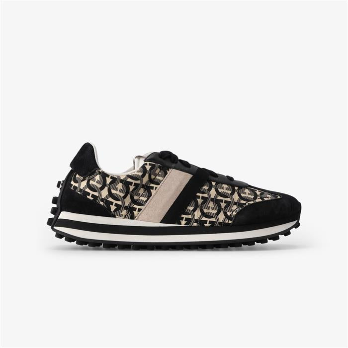 Ferragamo Gancini Iulio Low-Top Leather Sneakers for Men