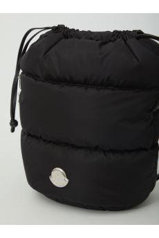 Moncler Black Leather Crossbody Bag