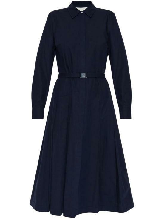 Tory Burch Pleated Cotton Shirtdress Long Dress 164803 411