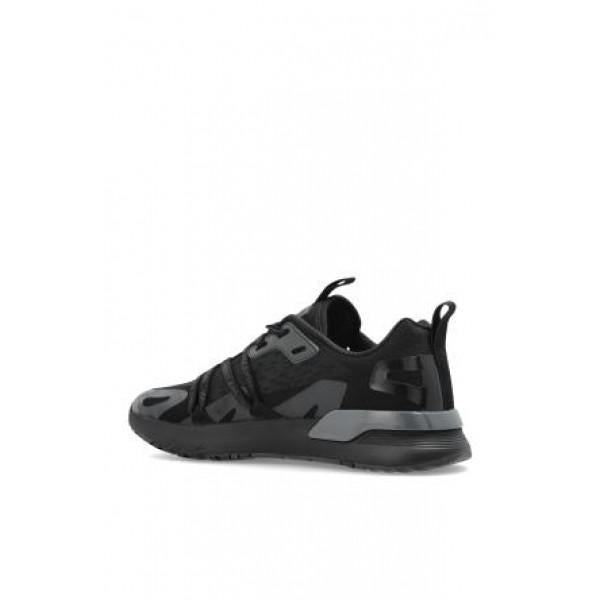 Versace Dynamic Logo Trainer Low-Top Sneakers