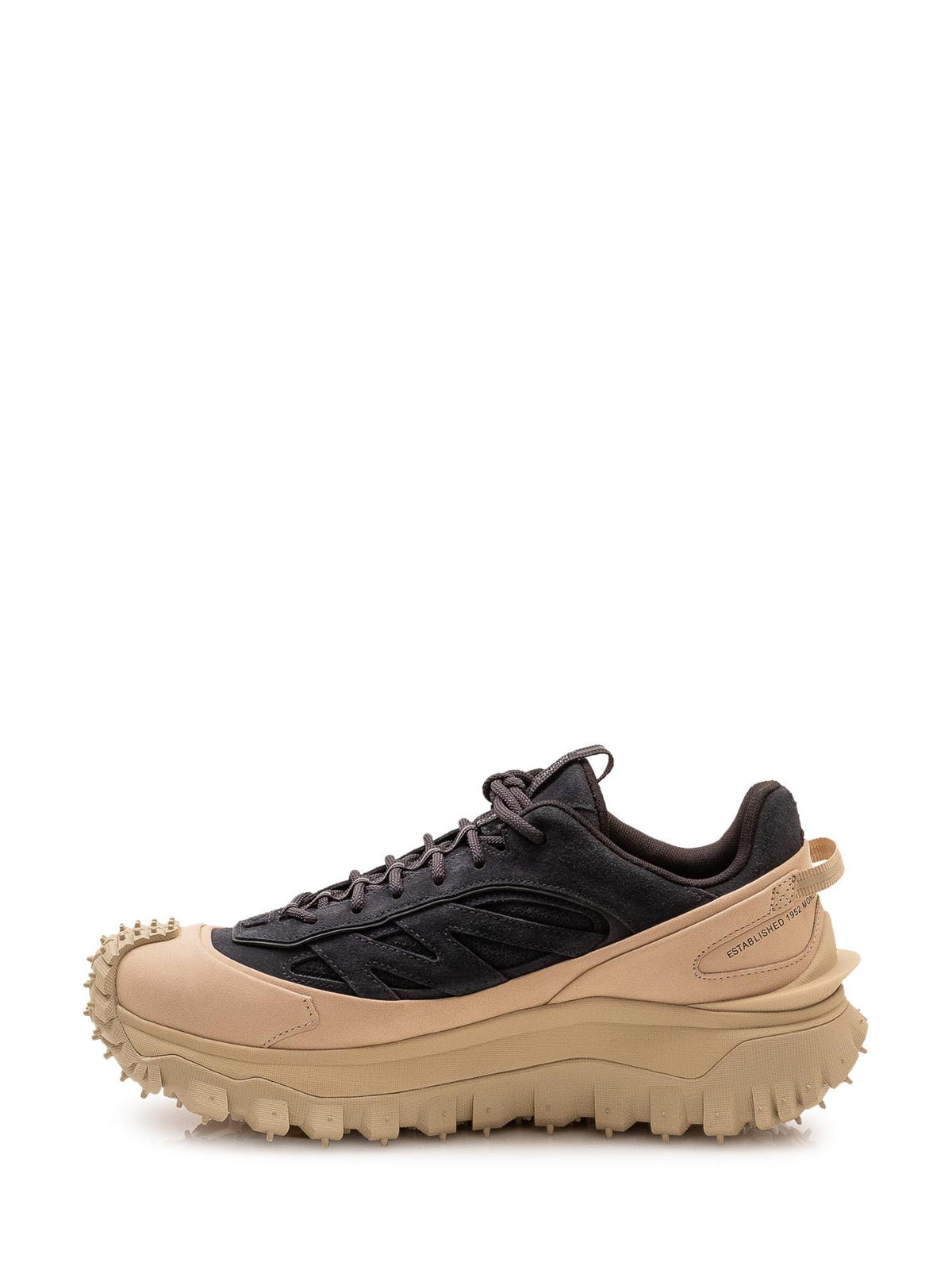 Moncler Leather Low-Top Sneakers Navy Men’s