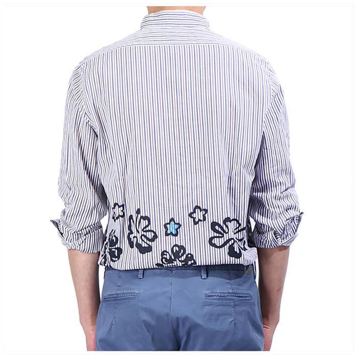 The Editor Summer Stripe Long Sleeve Shirt 1298 2 5400 37