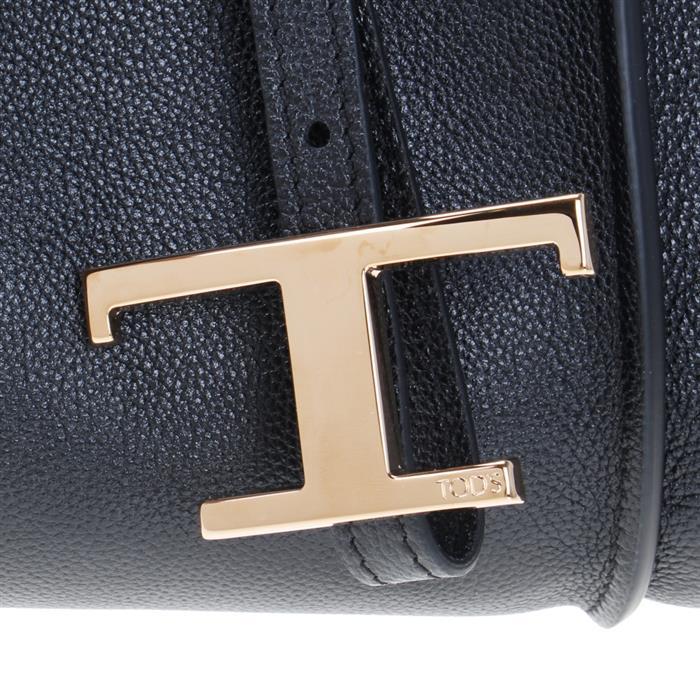 Tods Timeless Mini Shopper Tote Bag Black Leather