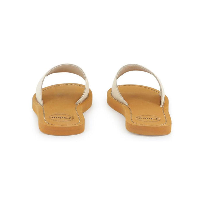 Chloe Ivory Logo Sandals Women’s C20507 148