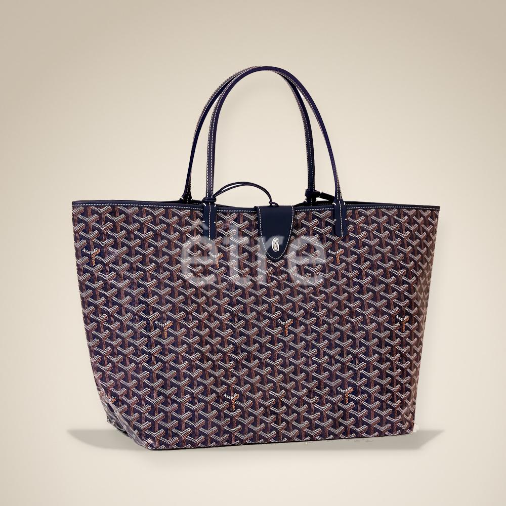 GOYARD Saint Louis GM Navy Tote Bag for Women