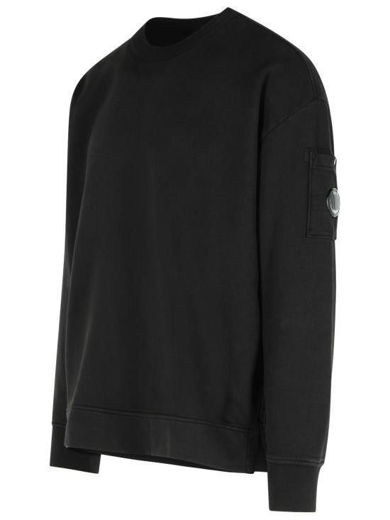CP Company Black Long Sleeve Sweatshirt 19CMSS058A 006372G999