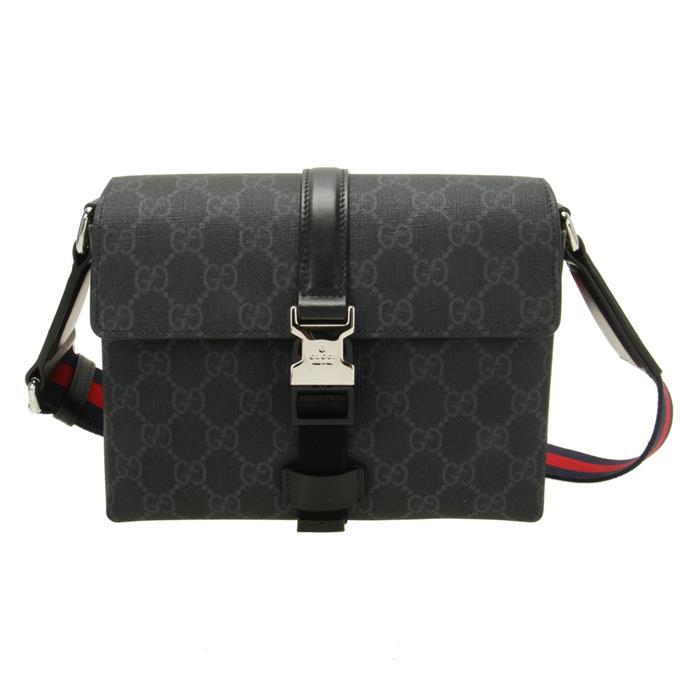 GUCCI GG Super Mini Crossbody Bag Black