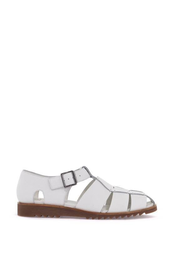 PARABOOT White Leather Sandals/Slippers