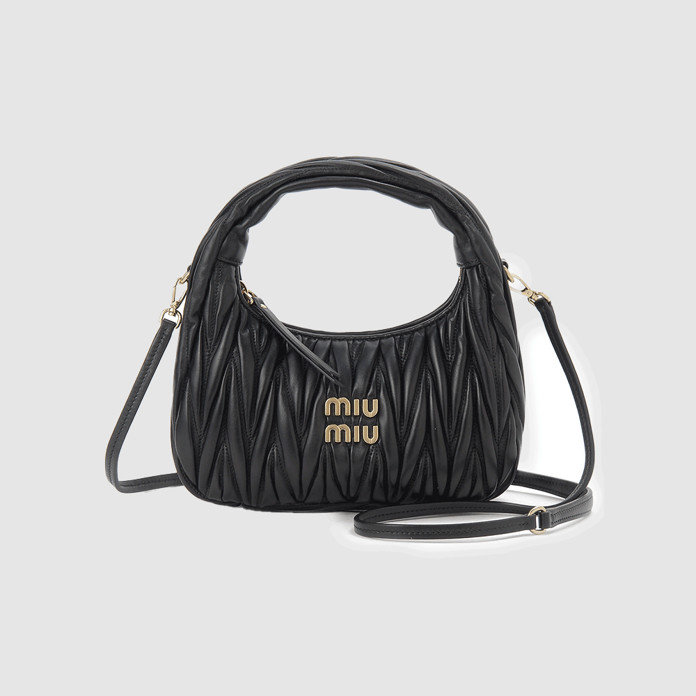 Miu Miu Matelassé Nappa Leather Shoulder Bag