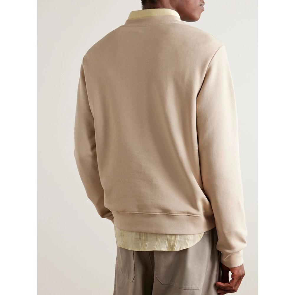 A.P.C. Logo Crewneck Sweatshirt Unisex Navy Cotton