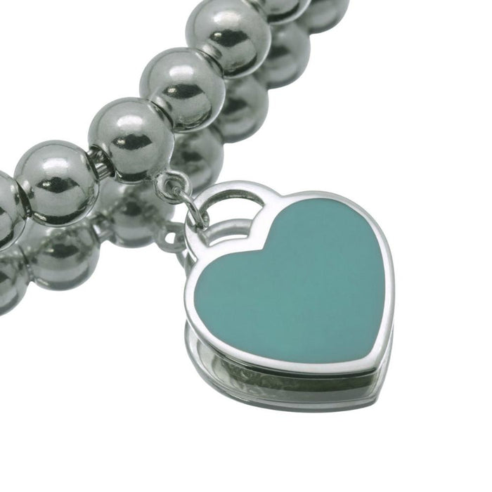 Tiffany & Co 925 Return to Tiffany Blue Heart Bracelet