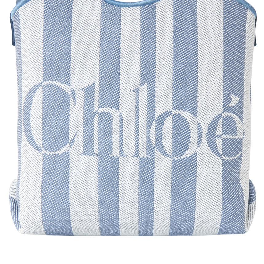 Chloe Mini Striped Top Handle Tote Bag