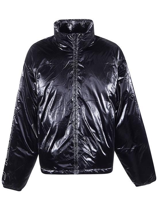Fear of God Metallic Black Down Puffer Jacket for Women