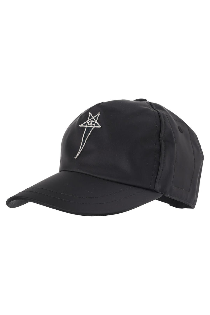 Rick Owens x Champion Nylon Baseball Cap Black CM01E6201 CHNY 09
