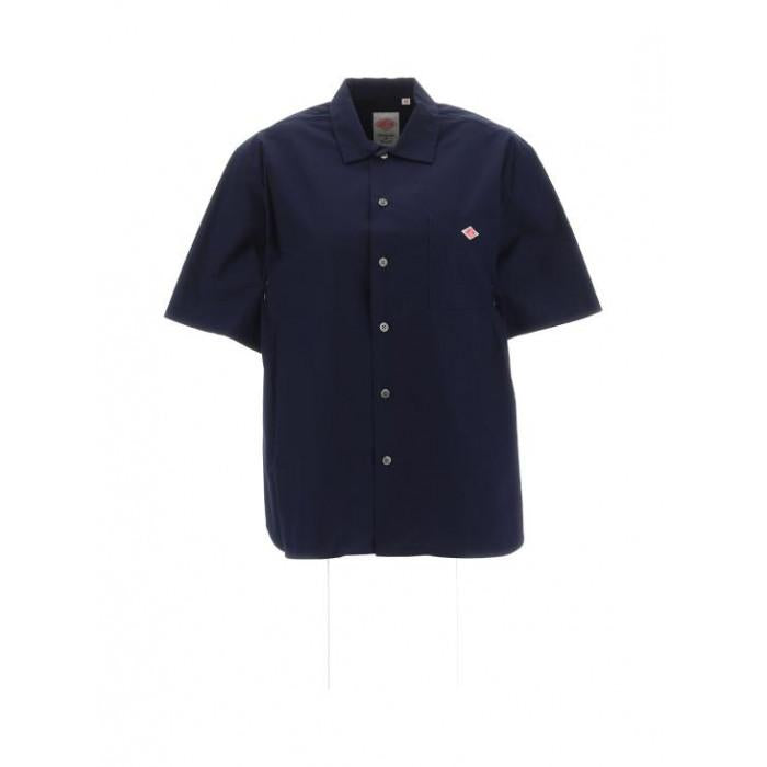 DANTON Cotton Poplin Work Shirt Navy DTB0049 CPL