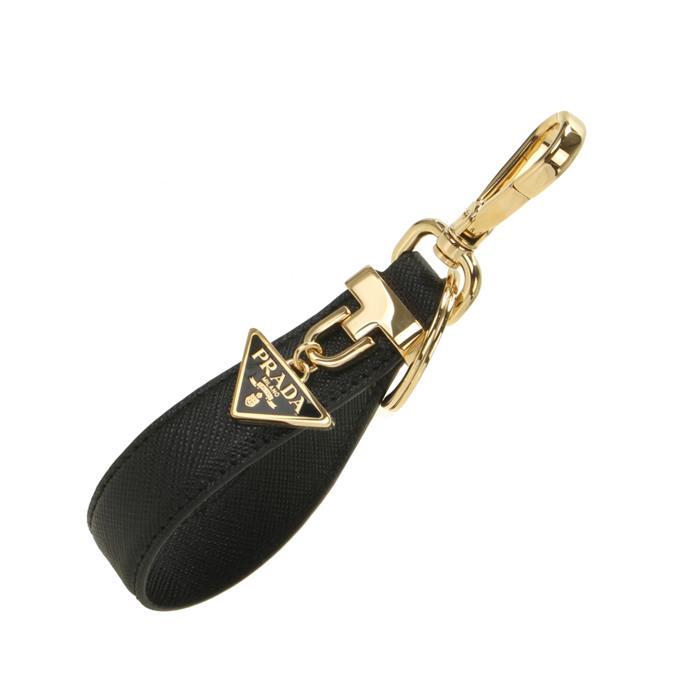 PRADA Saffiano Leather Key Ring Keychain for Men 1PP185 053 F0002
