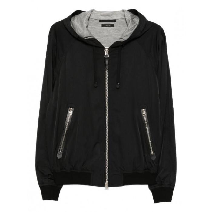 TOM FORD Men's Jersey-Lined Zip-Up Hoodie OBS066 FMN064 LB999