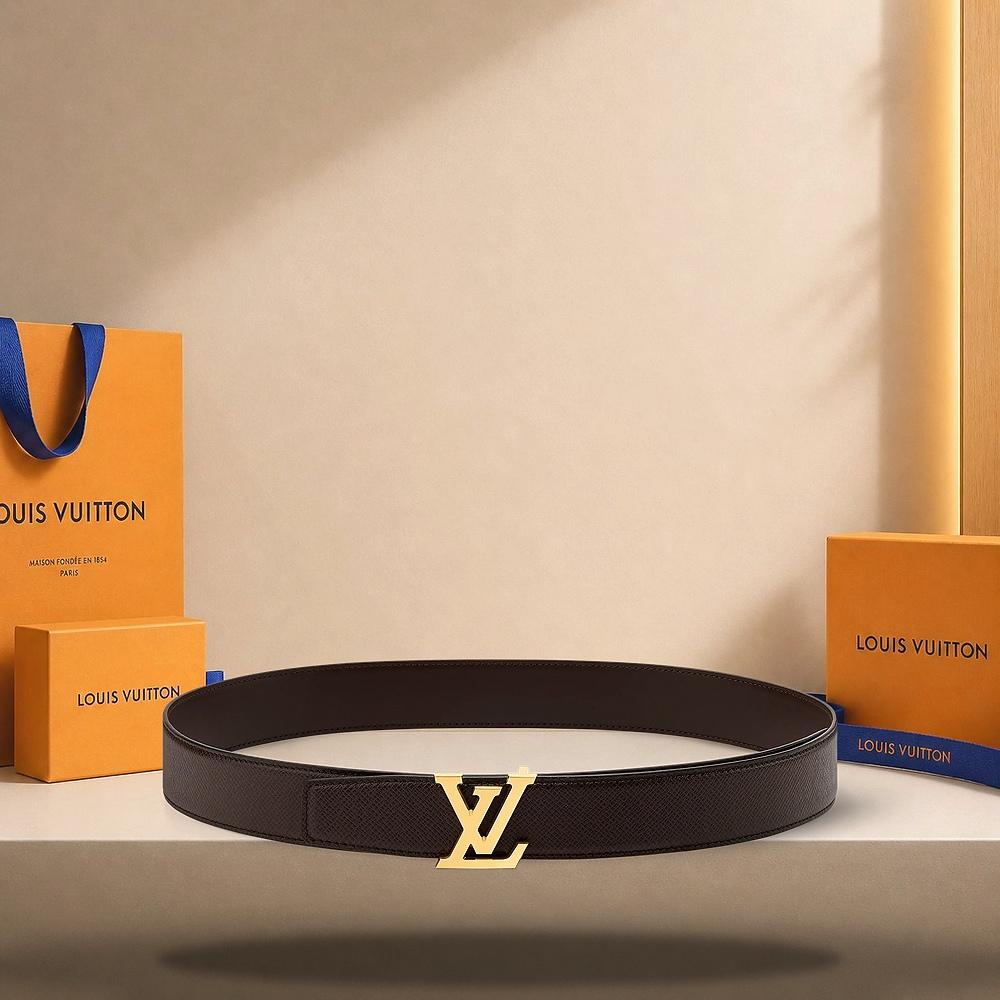 Louis Vuitton LV Heritage 35mm Reversible Belt Brown M4297