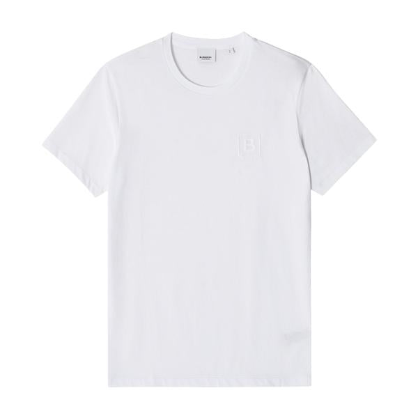 BURBERRY Box Logo Short Sleeve T-Shirt Unisex Black Cotton
