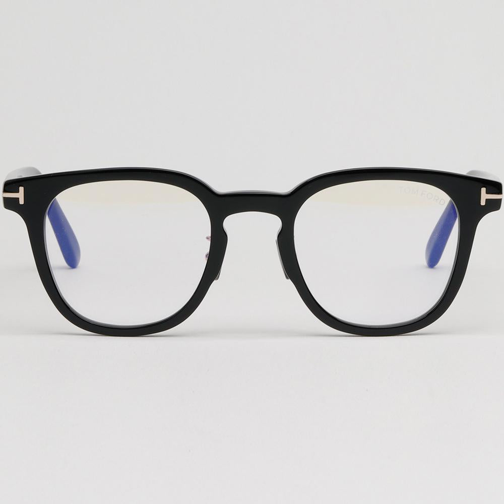 TOM FORD Blue Light Blocking Asian Fit Black Acetate Eyeglass Frame TF5922KB 001