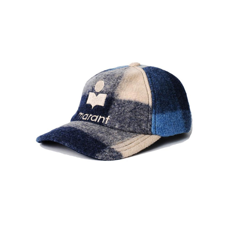 Isabel Marant Blue Wool Logo Tyron TYRONH Cap