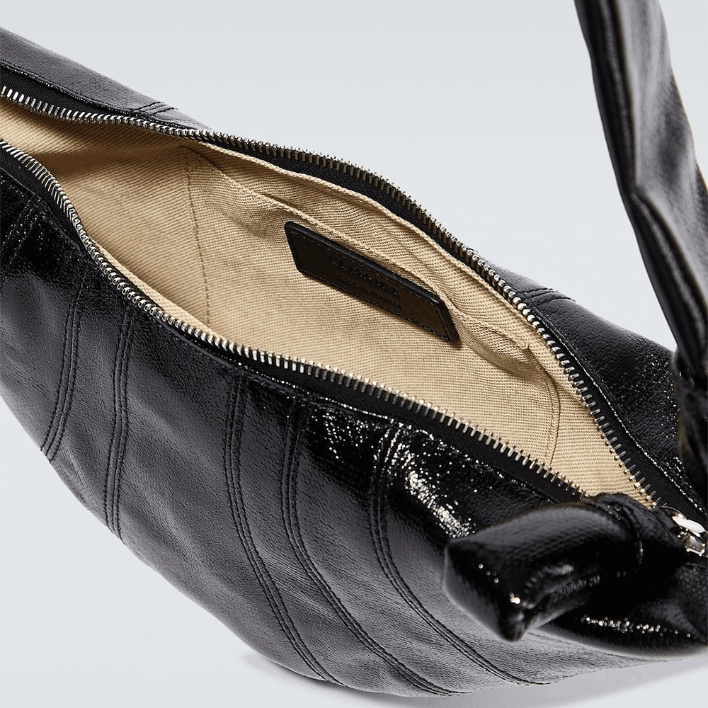 Lemaire Black Small Croissant Crossbody Shoulder Bag BG0003